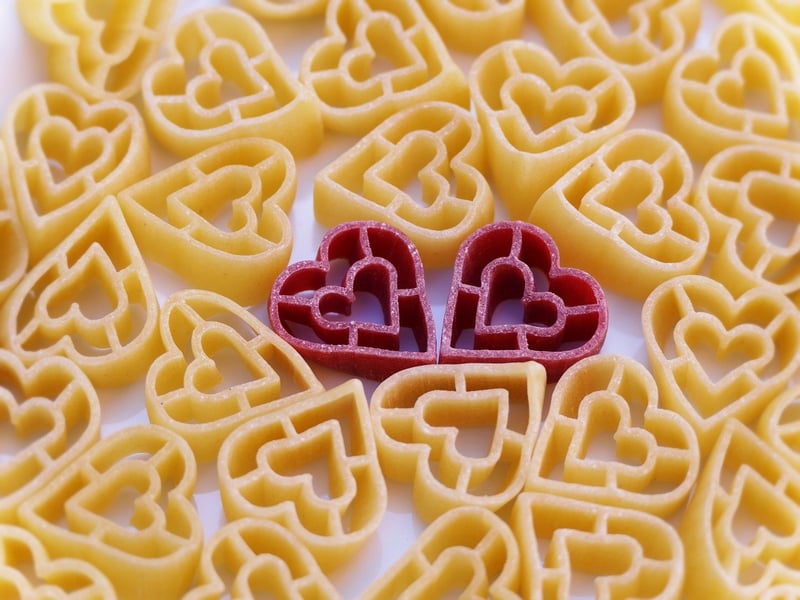 Plate of pasta in Italy