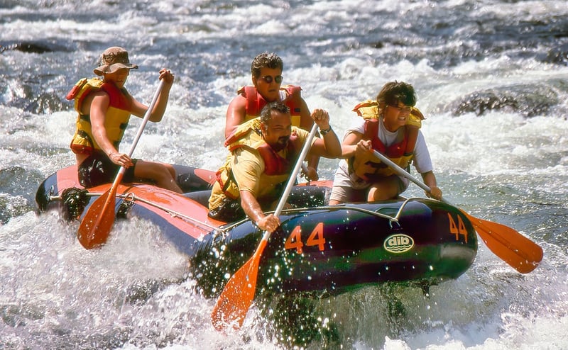 Rafting in the Amazon Rainforest